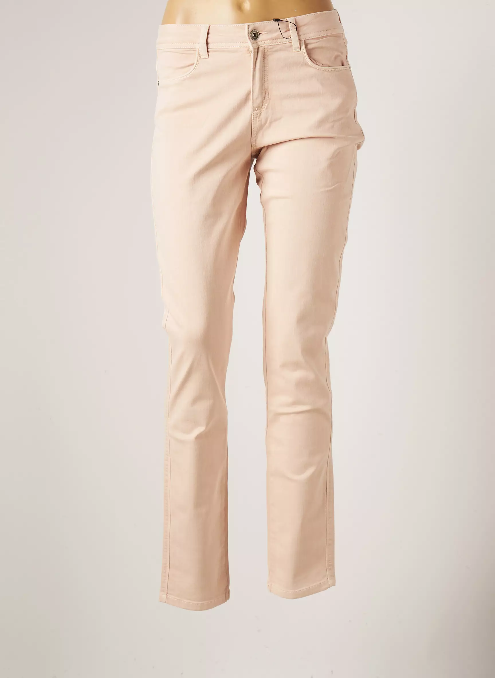 Jensen Pantalons Slim Femme couleur rose