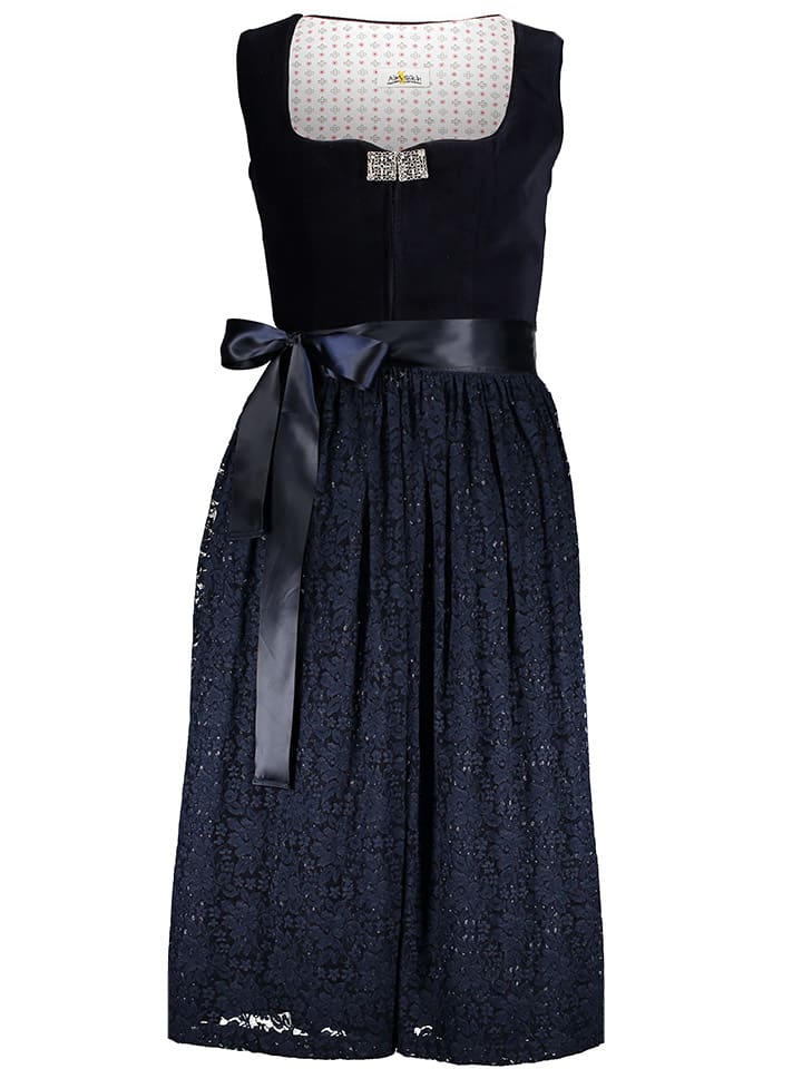 Almsach Dirndl in Dunkelblau günstig kaufen