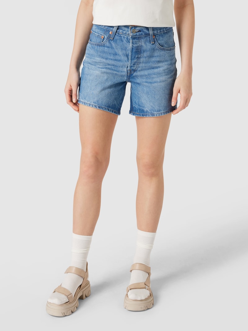Jeansshorts aus Baumwolle in jeans
