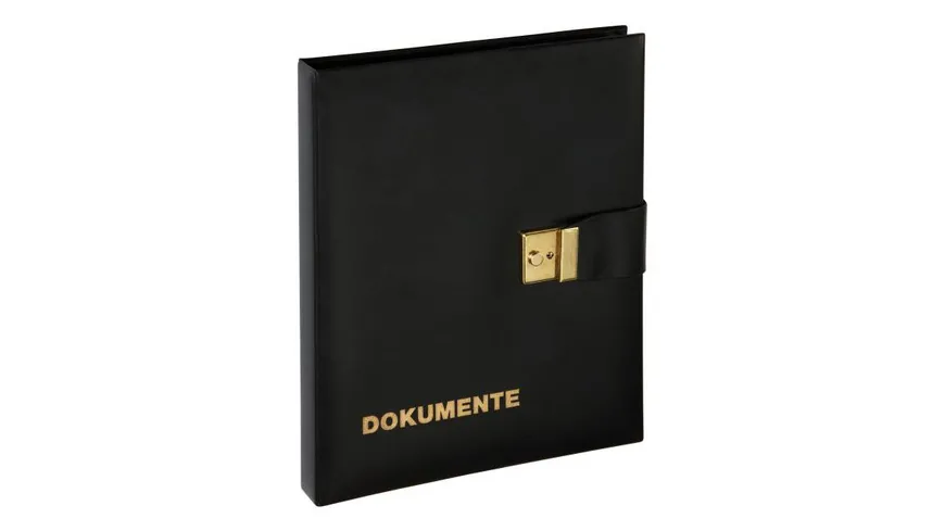 PAGNA Dokumentenmappe schwarz schwarz