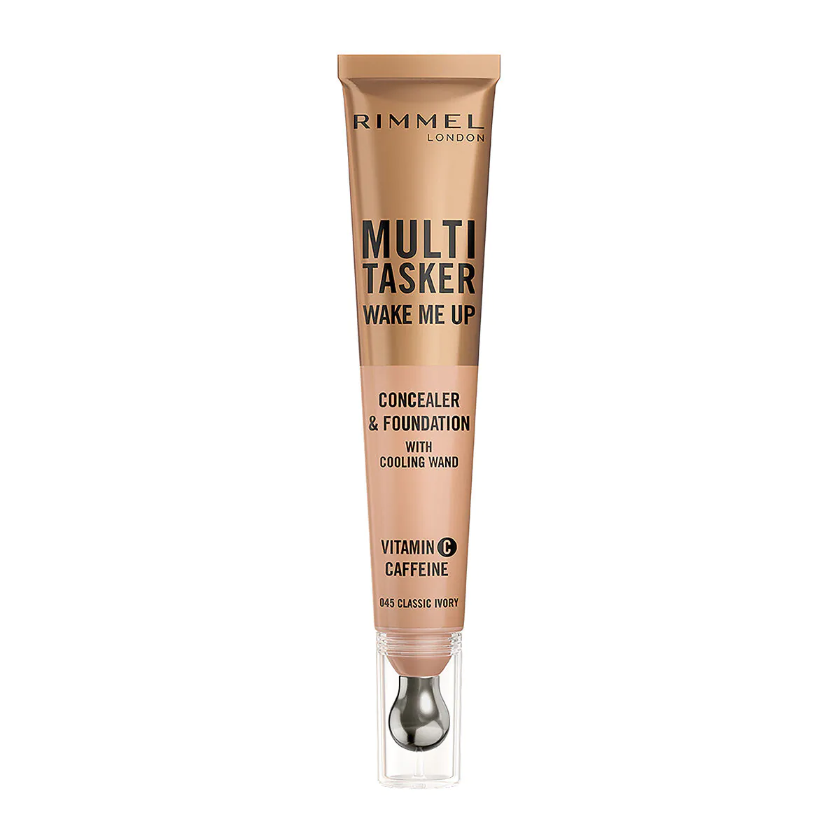 „Rimmel Multitasker Wake Me Up“ maskuoklis 2in1, 025 Rose Ivory