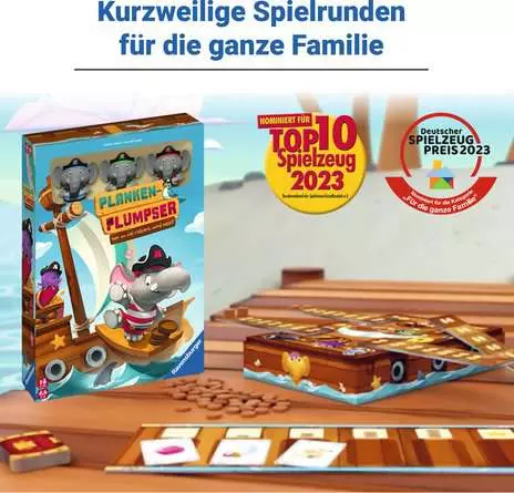 Planken-Plumpser - Kinderspiel ab 5 Jahren