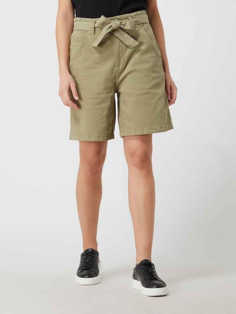 Shorts mit Lyocell-Anteil in khaki