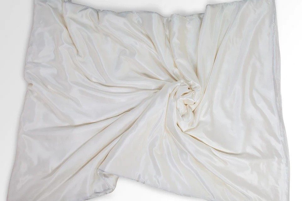 Bettbezug Seiden-Bettbezug aus Maulbeerseide, white, orignee