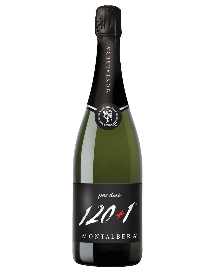 Vino Spumante di Qualità Metodo Classico Pas Dosé 120+1 Montalbera 0,75 ℓ