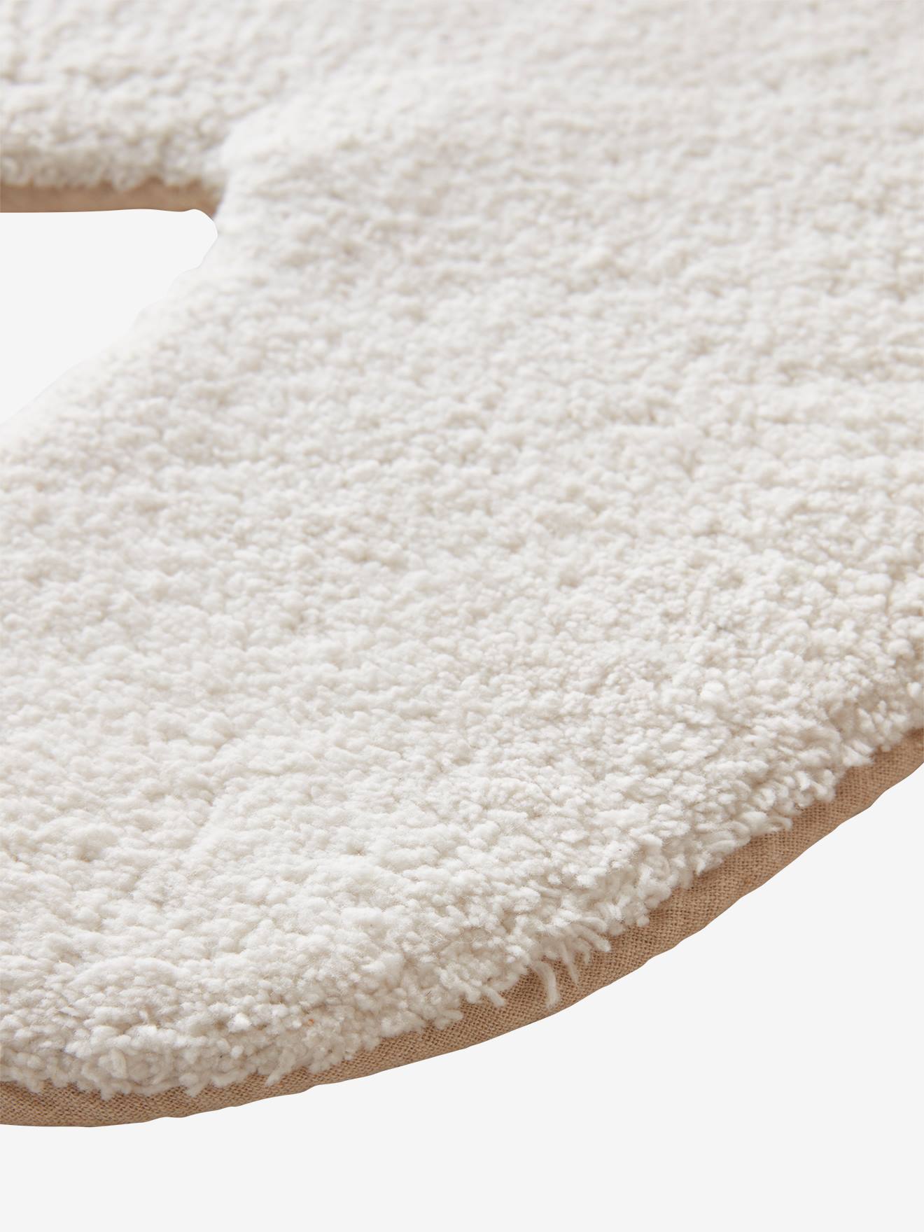 Tapis en éponge Fleur blanc