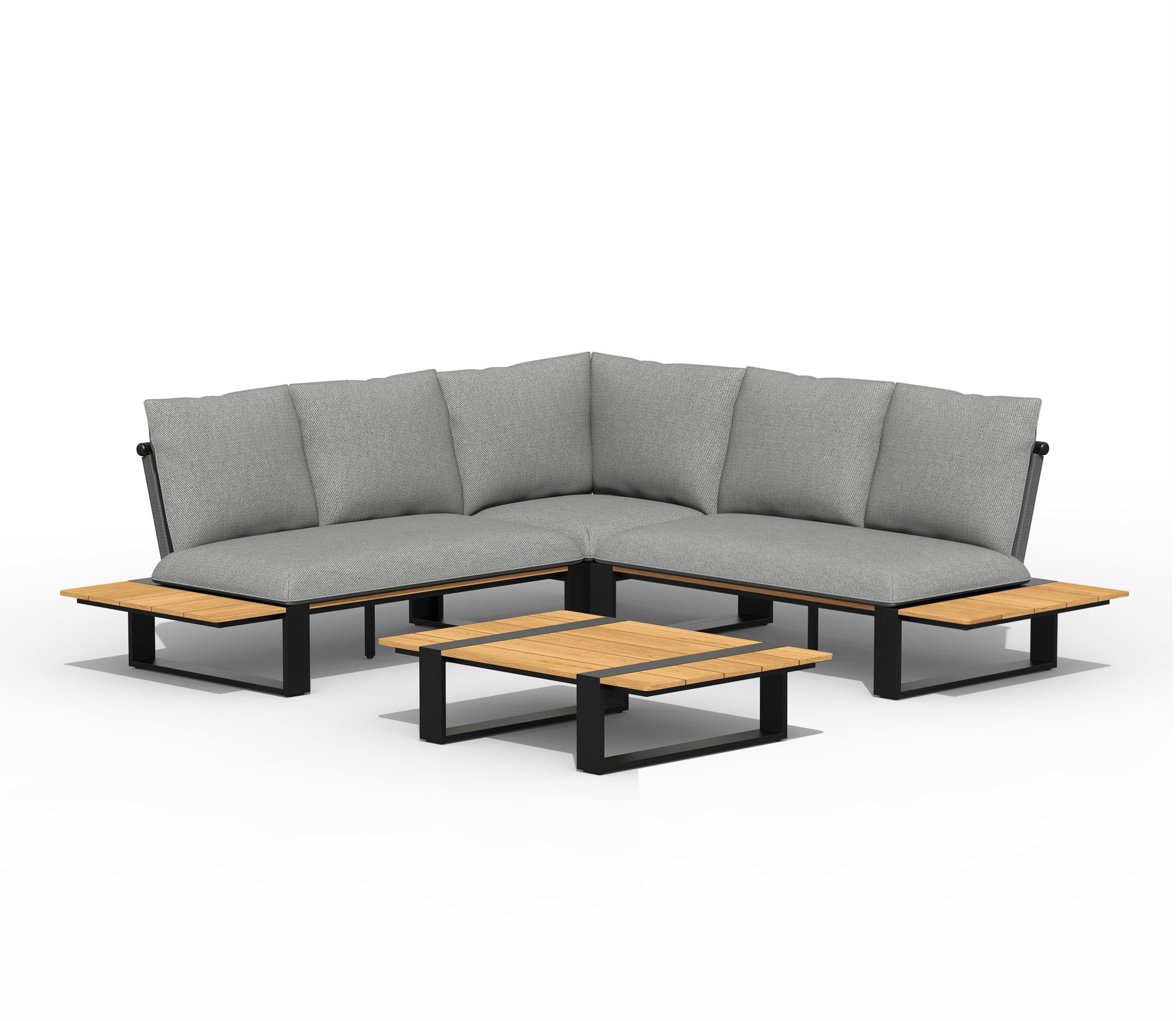 TIERRA OUTDOORGartenlounge Set Alu/Teak