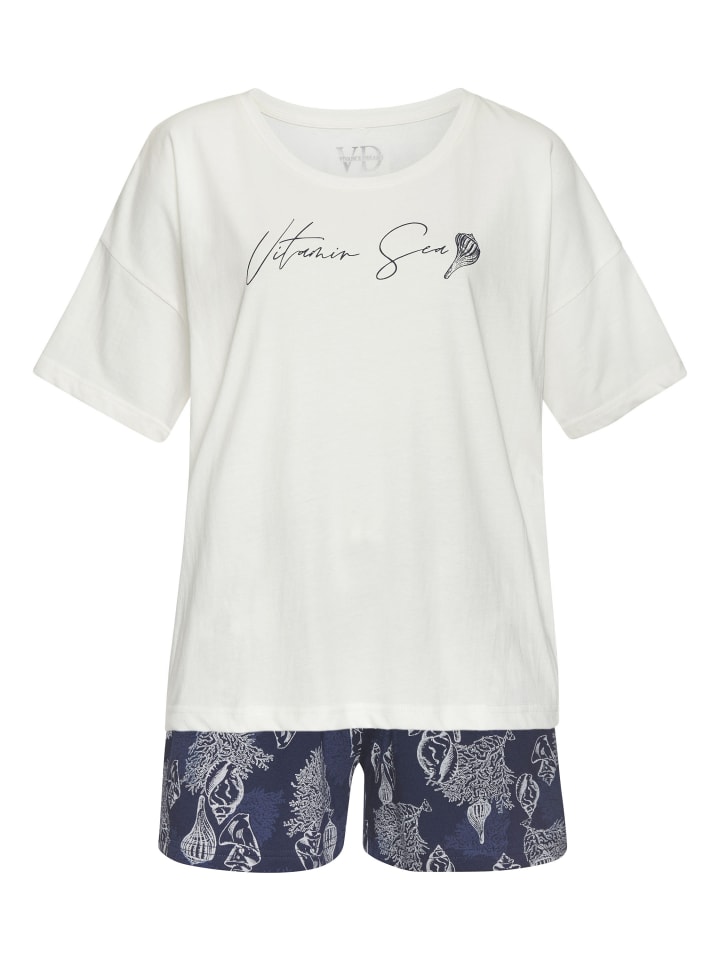 VIVANCE DREAMS Shorty in creme-gemustert günstig kaufen