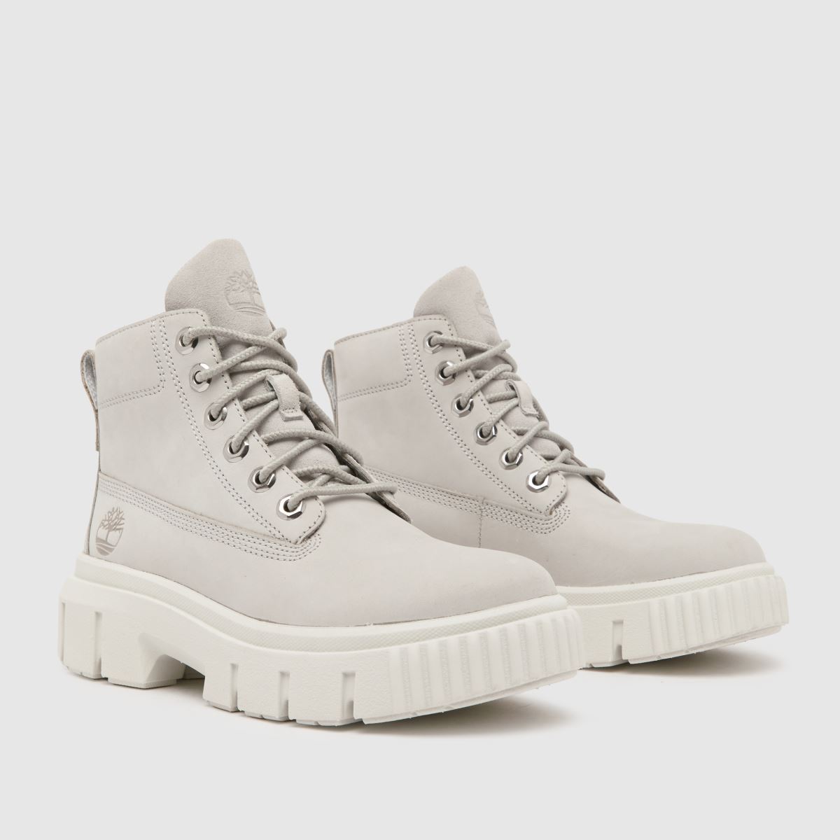 Kozačky Timberland Greyfield ve světle šedé barvě