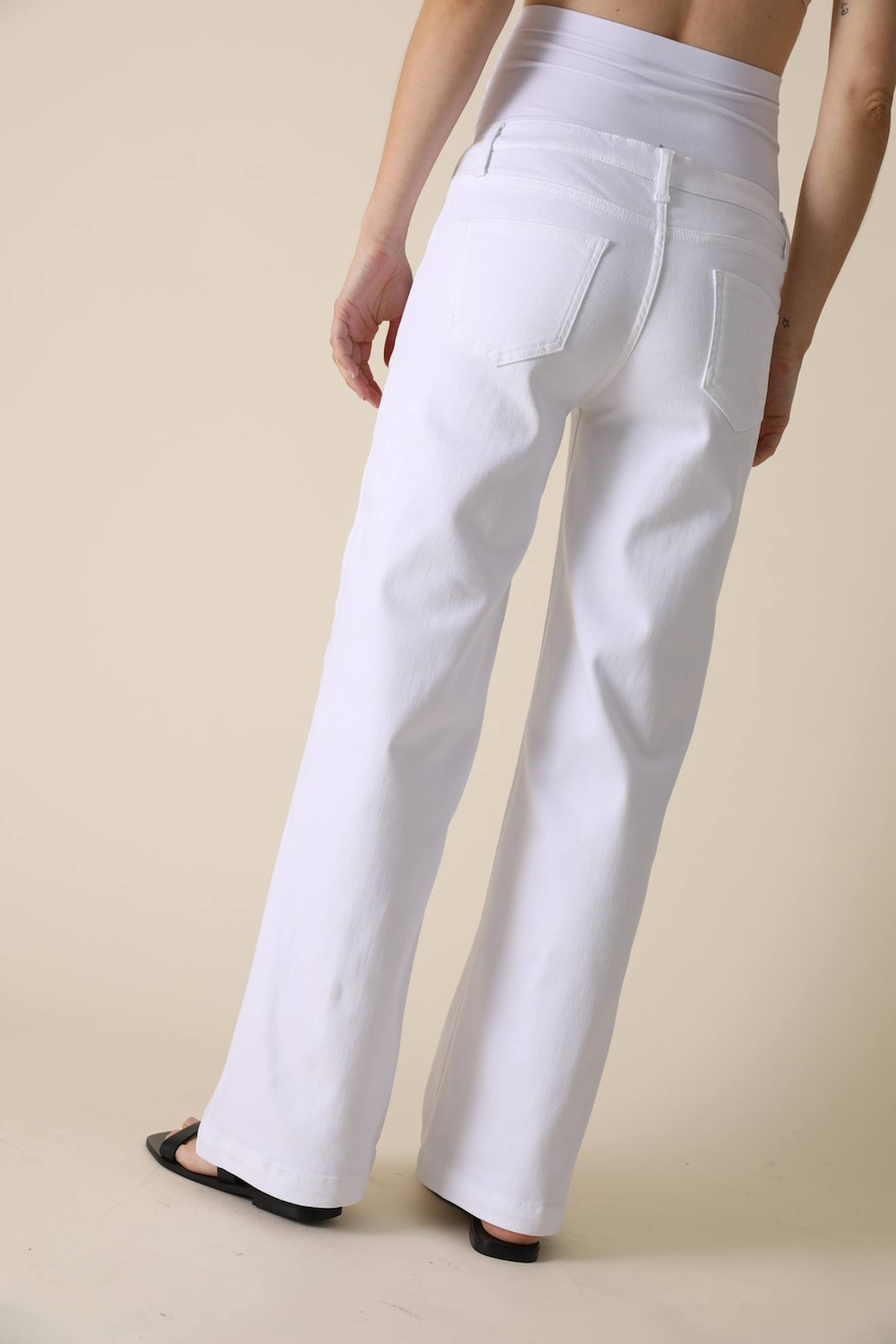 Envie de Fraise Weite Umstands-Jeans DEREK ENVIE DE FRAISE - weiß