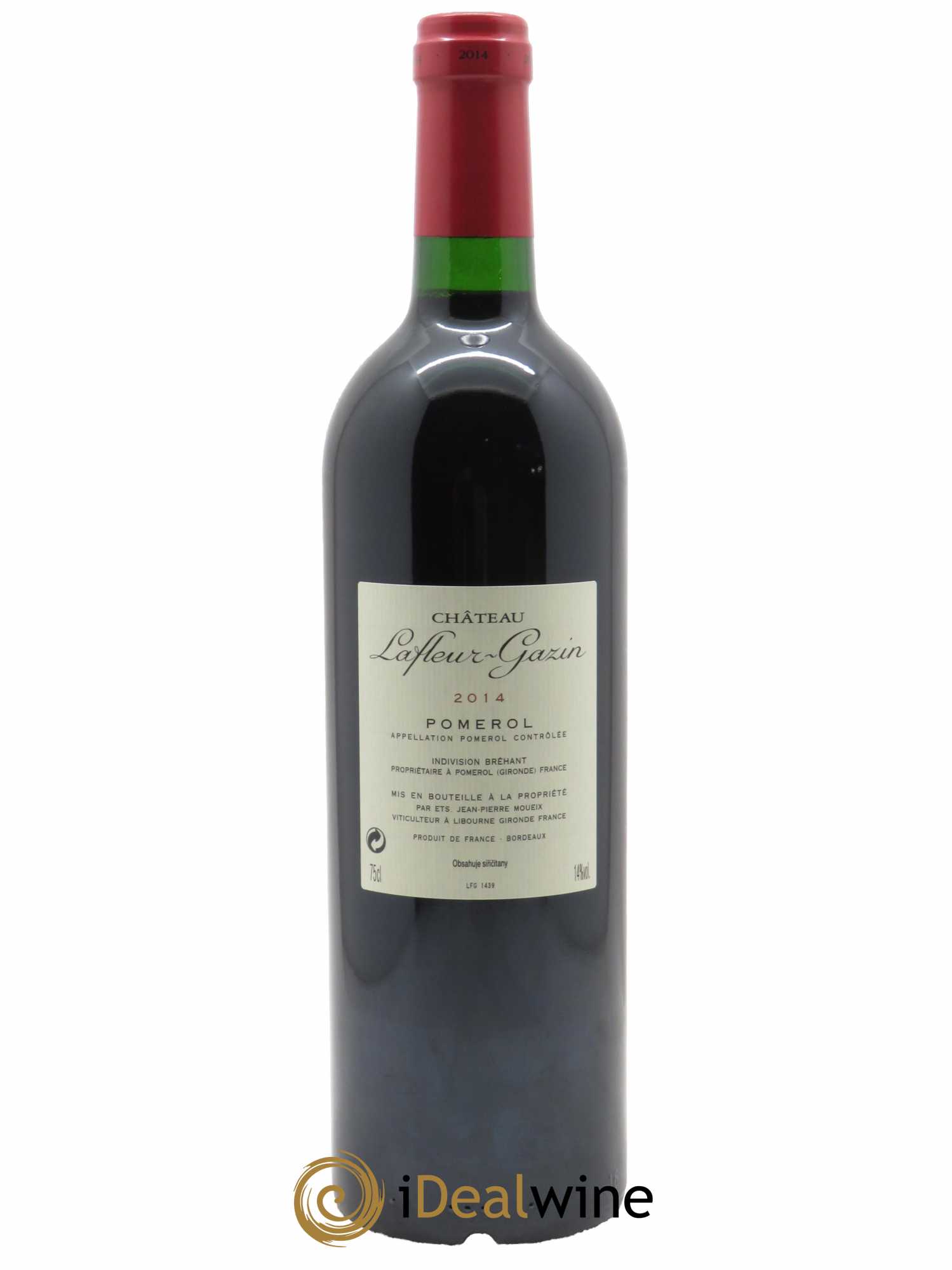 Château Lafleur-Gazin (CBO à partir de 12 BTS) 2014 - Lot de 1 Bouteille