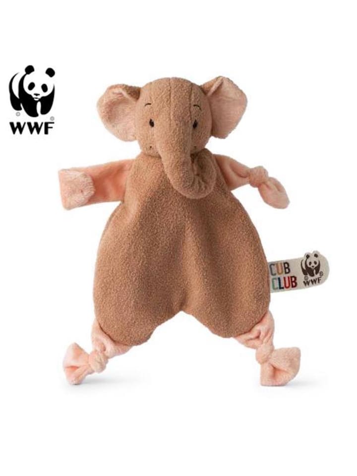 WWF Cub Club - Schmusetuch Ebu der Elefant (30cm) in beige günstig kaufen onesize