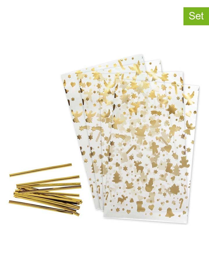 Zenker 2er-Set: Foliengeschenktüten in Gold - 2x 16 Stück günstig kaufen onesize