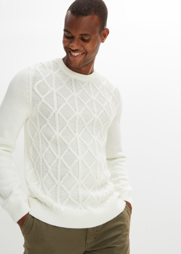 Pullover mit recyceltem Polyacryl