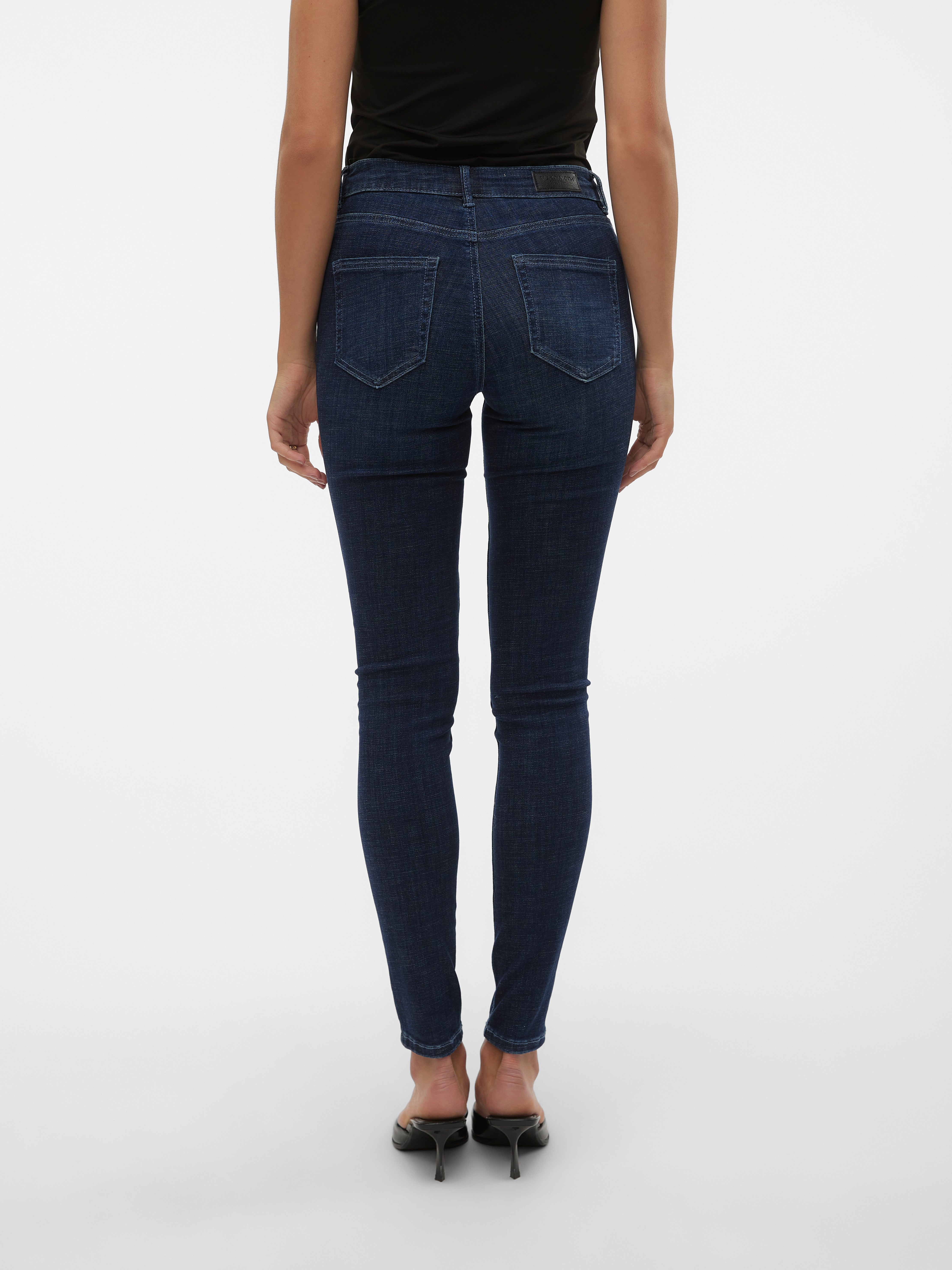 VMFLASH Mid Rise Skinny Fit Jeans