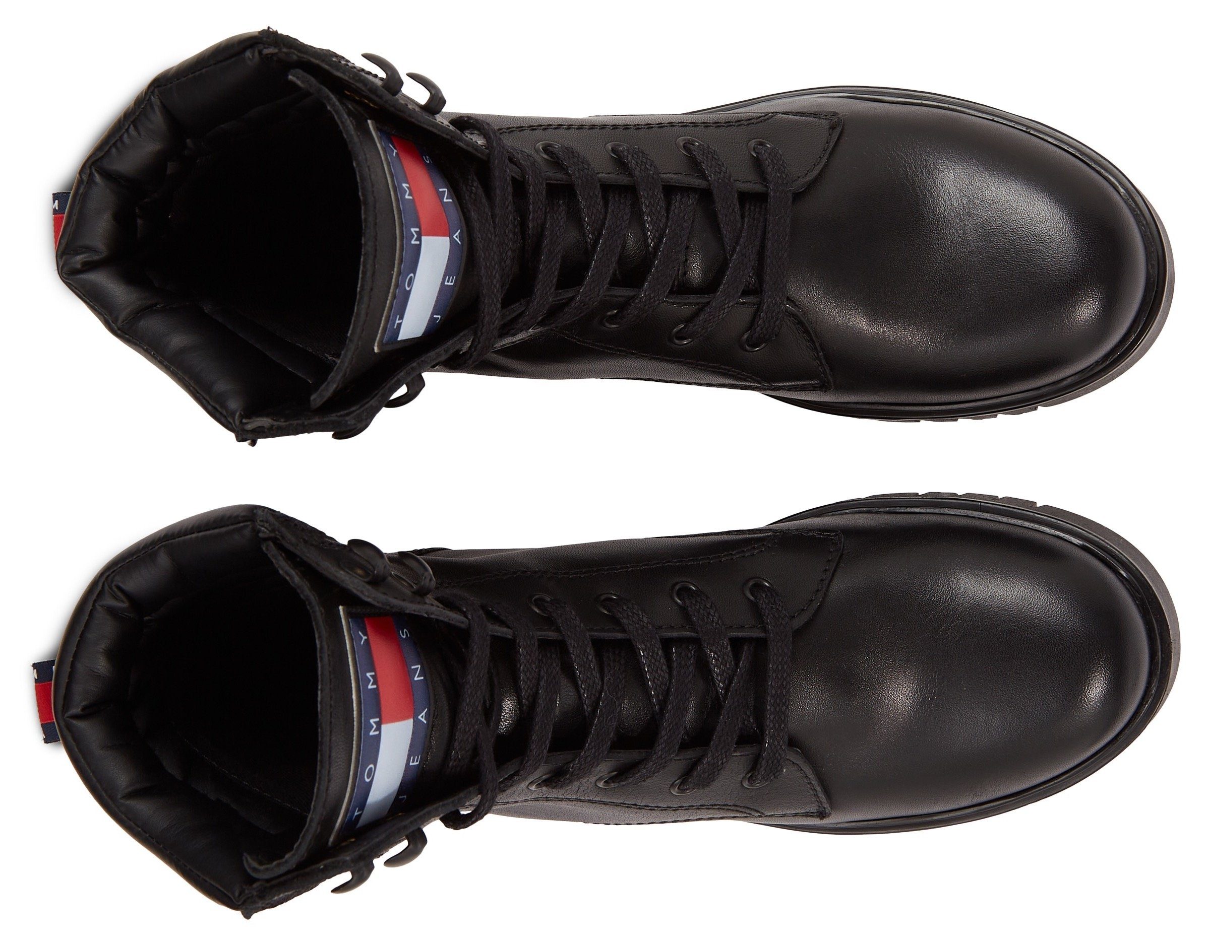 Tommy Jeans TJW LACE UP BOOT Schnürboots mit weich abgepolstertem Schaftrand