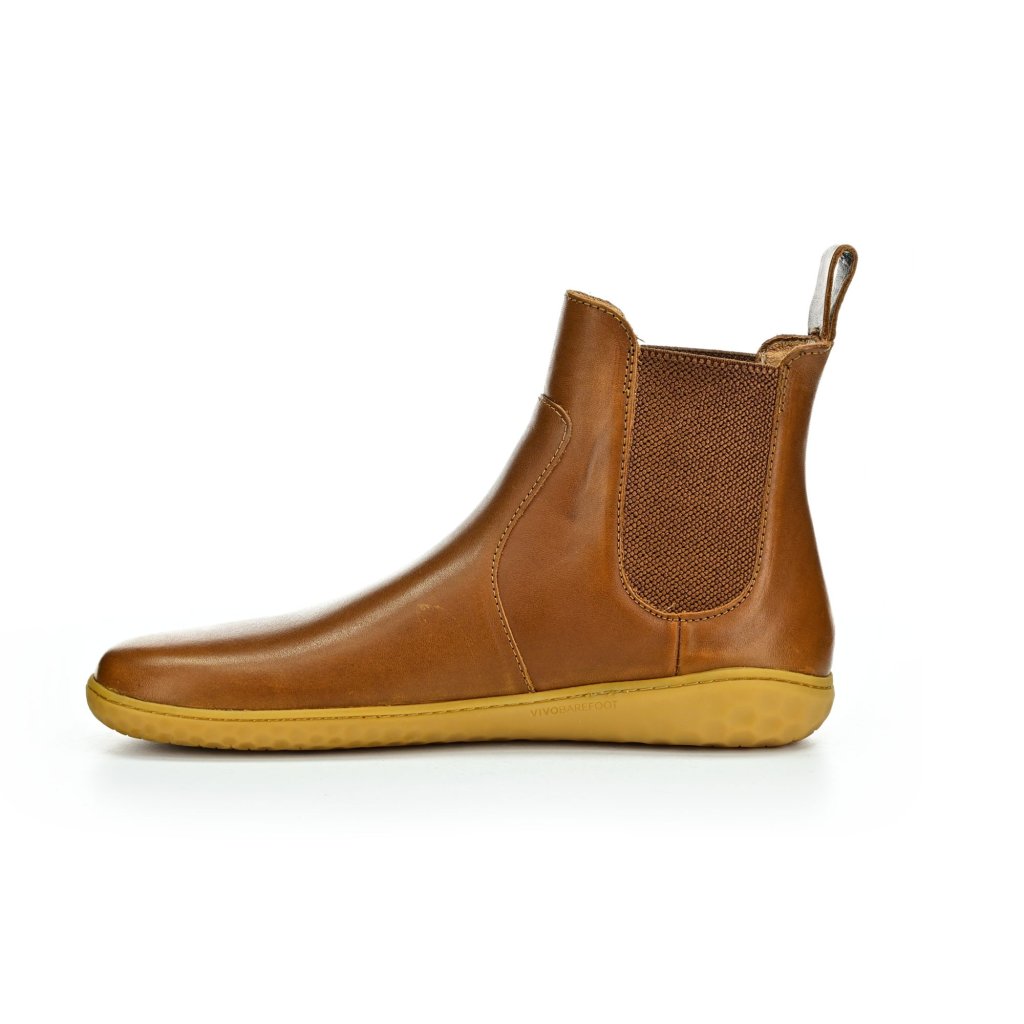 Vivobarefoot Geo Chelsea Womens Tan Chelsea Barfußschuhe