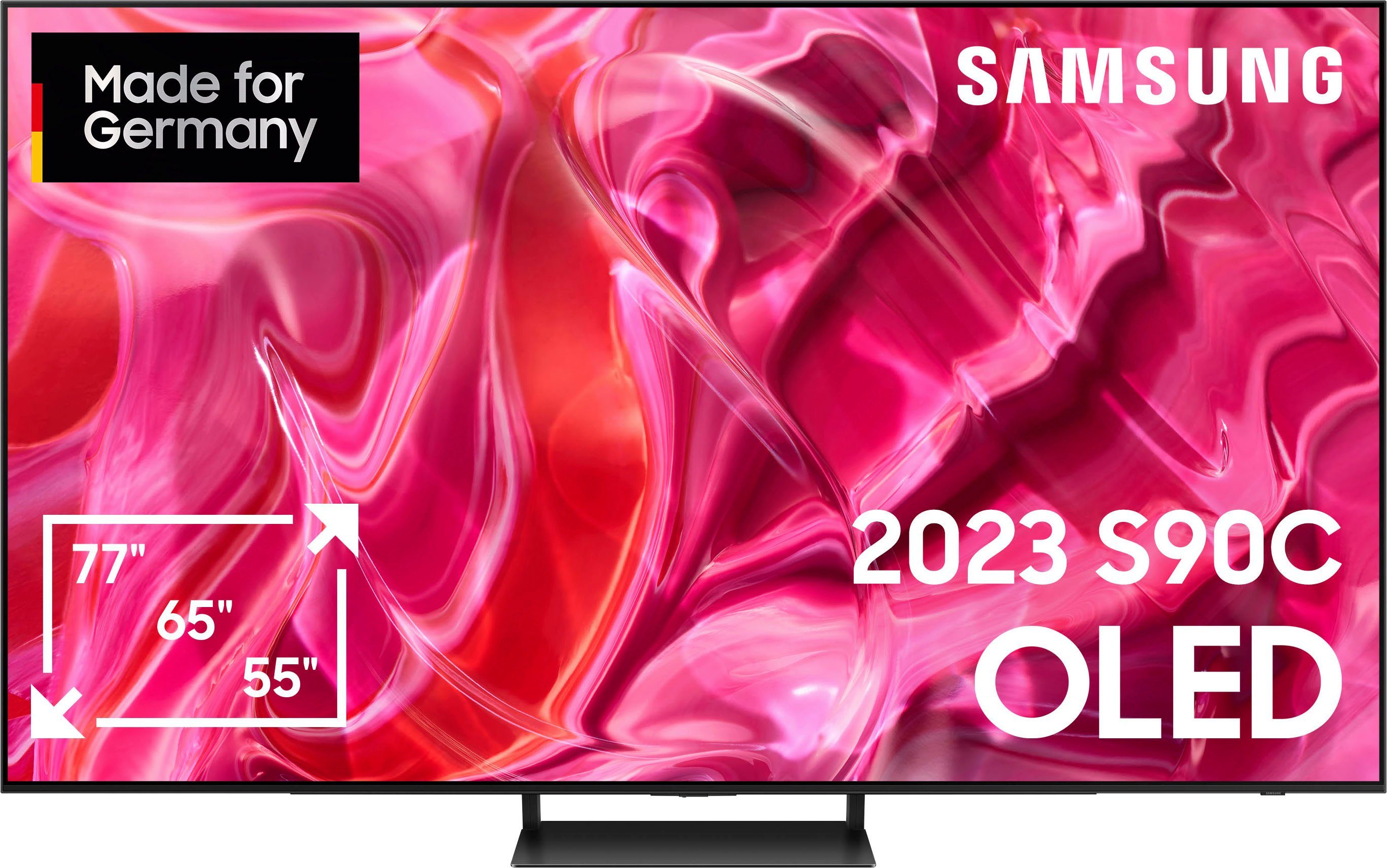 Samsung GQ55S90CAT OLED-Fernseher (138 cm/55 Zoll, Smart-TV, Neural Quantum Prozessor 4K,LaserSlim Design,Gaming Hub)