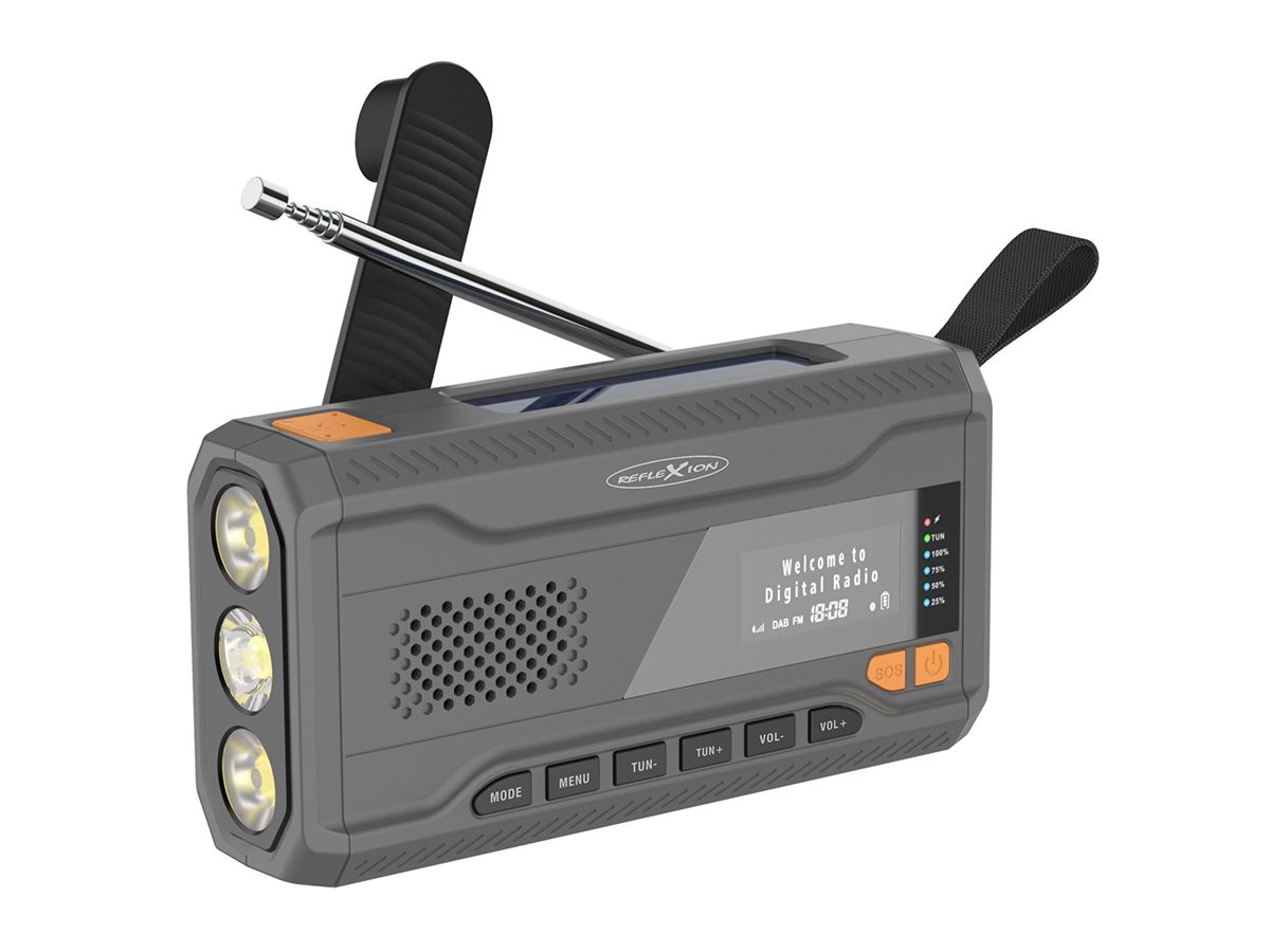 Reflexion TRA562DAB Notfall Kurbelradio