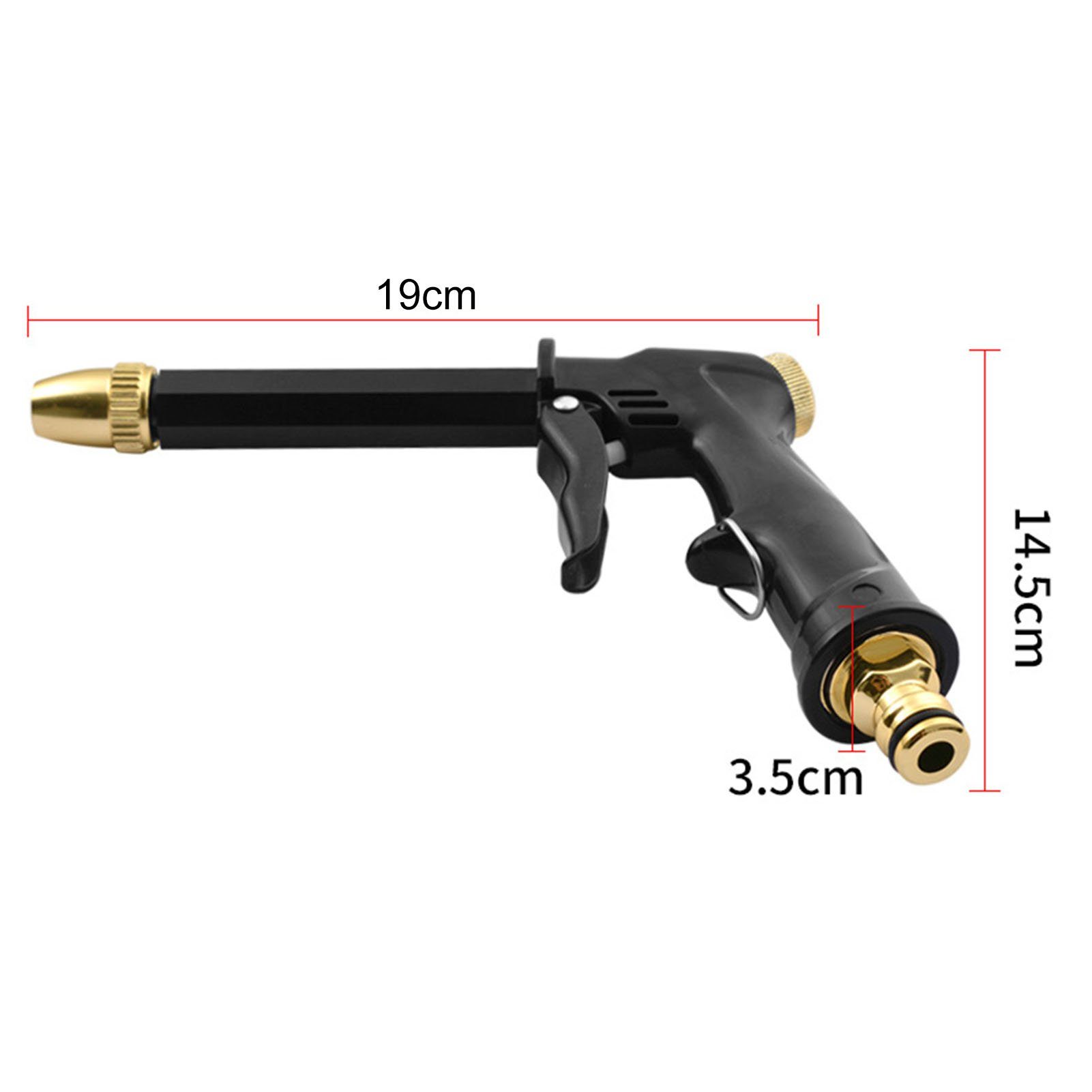 farfi Hochdruckreiniger Einstellbare Autowaschdüse-Starke Wasserdruck-Schwarz, (Set, 1 x Autowaschdüsengriff 1 x Autowaschdüsenstange), Kein Akku und Ladegerät erforderlich