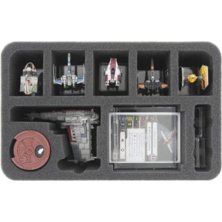 Feldherr Schaumstoffeinlage für Star Wars X-Wing B/SF-17 Resistance Bomber