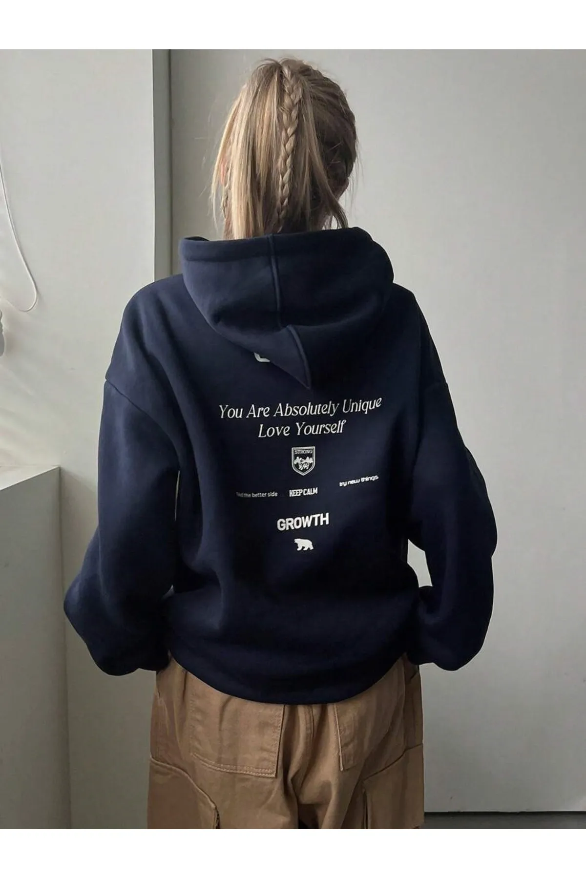 MOONBULL  Sweatshirt - Dunkelblau - Regular Fit