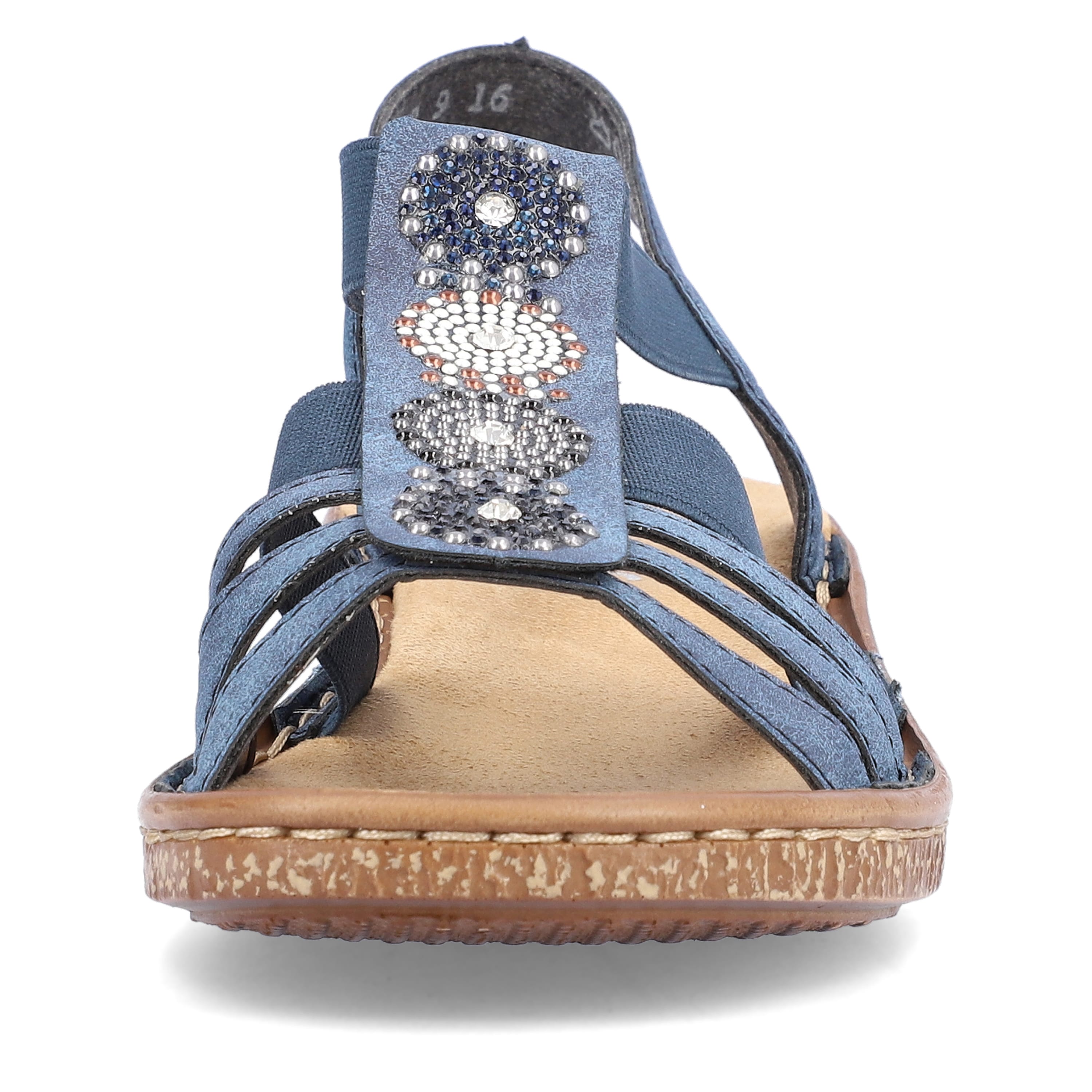 Rieker Damen Riemchensandalen marineblau
