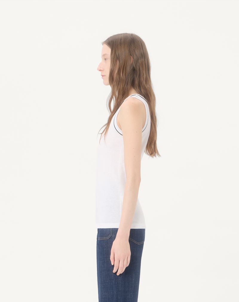 Blusa de malha de algodão