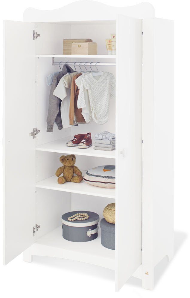 Pinolino® Kinderkleiderschrank Florentina 2-türig; Made in Europe