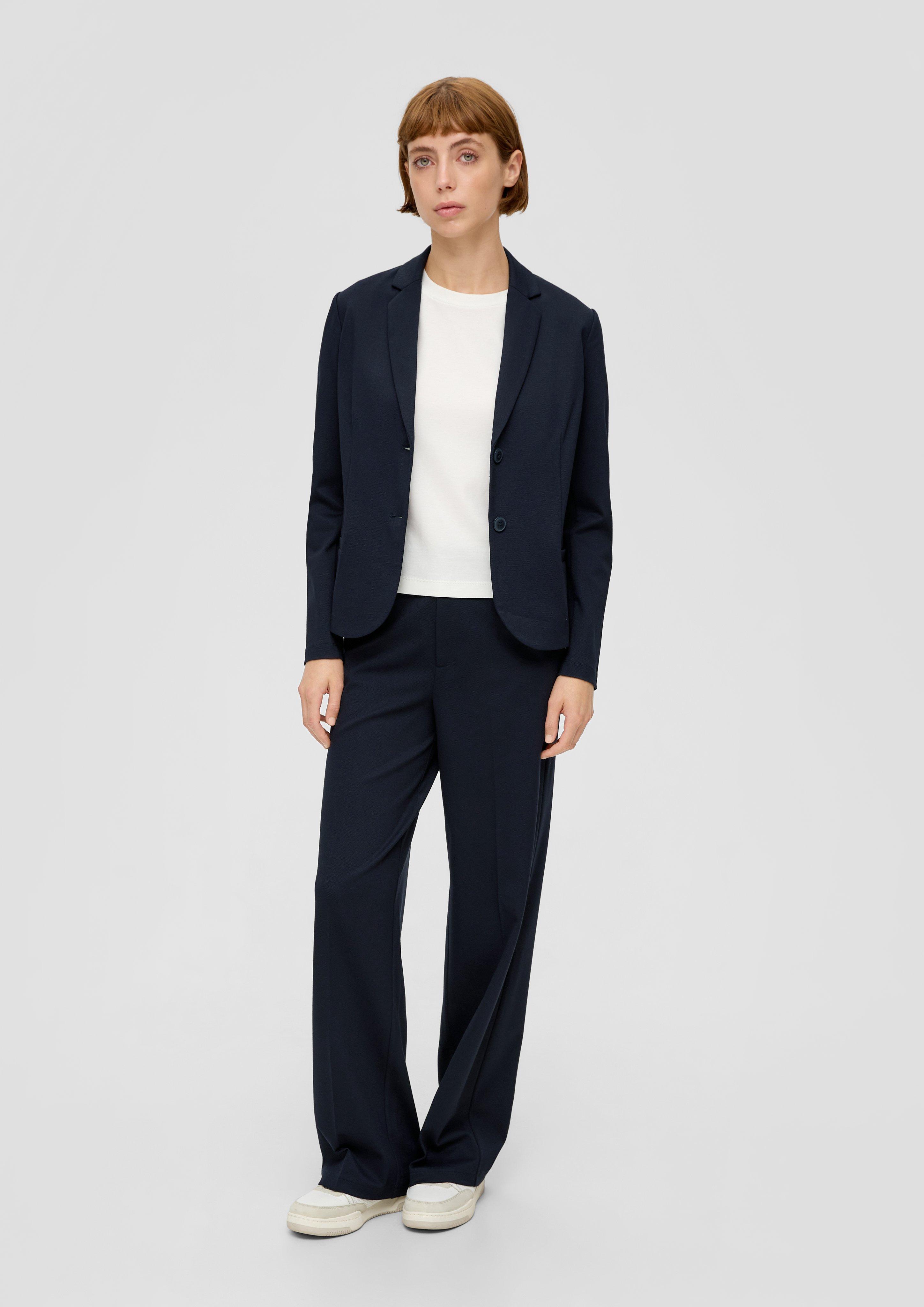 Twill-Blazer aus Interlockjersey  2133482-5959