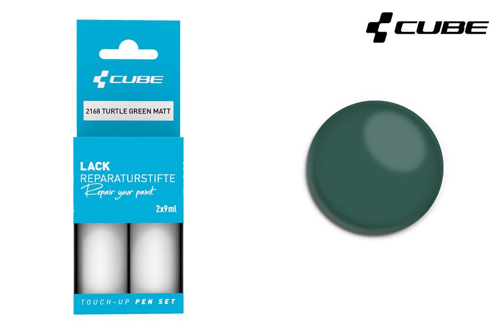 Cube Lackreparaturstift Set TURTLE GREEN matt kaufen | Bike-Discount