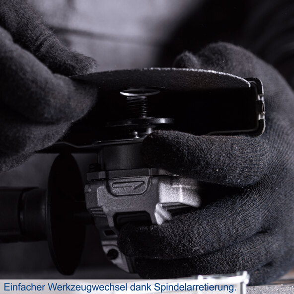 Akku-Winkelschleifer BC-AG125-X brushless, ohne Akku und Ladegerät