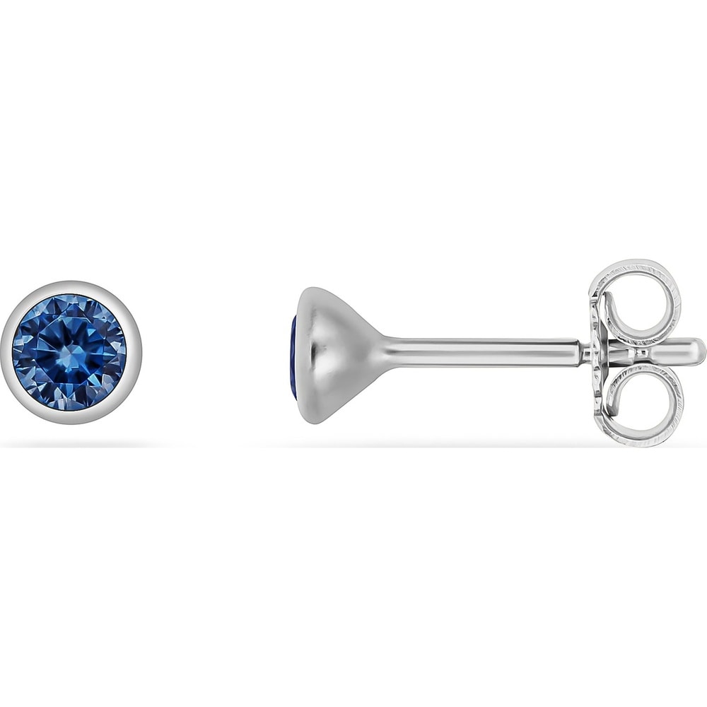 FAVS Boucles d'oreilles à fermoir à poussette 925 Argent Boucles d'oreilles