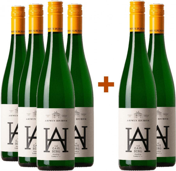 4+2 Paket / 2021 Riesling GAISBERG Kamptal DAC trocken Bio - Weingut Armin Huber