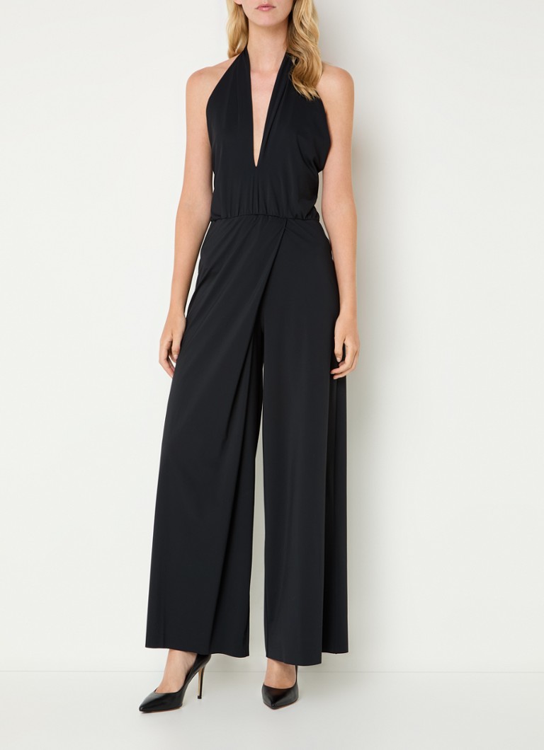 Max & Co Agamia wide fit jumpsuit with V-neck