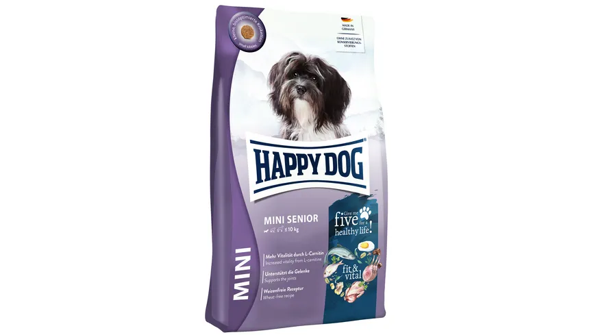 Happy Dog Hundetrockenfutter fit & vital Mini Senior 300 g