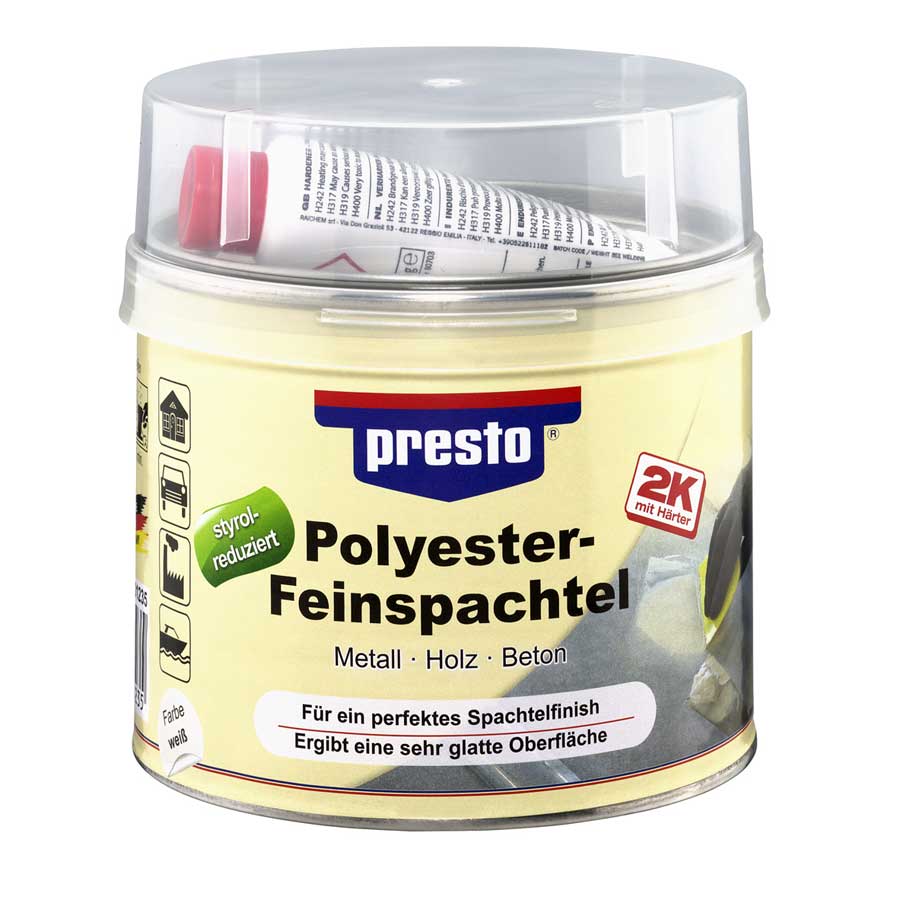 Presto Polyester Feinspachtel 1000 g - ATU