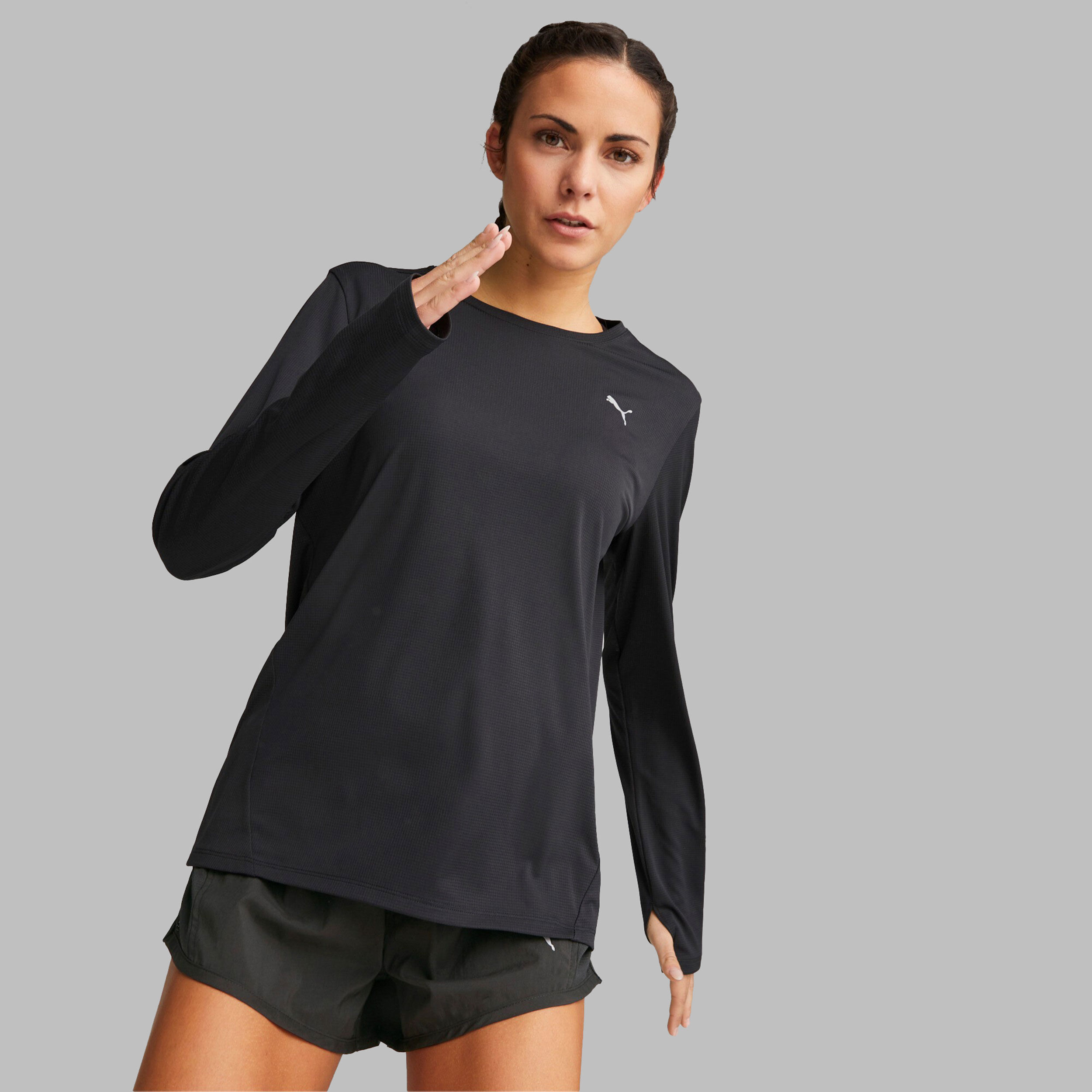 Run Favorite Lauftop Damen - Schwarz
