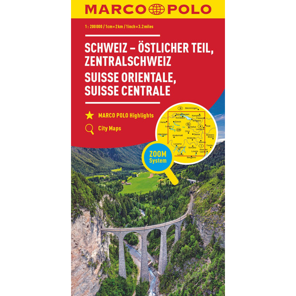 MARCO POLO REGIONALKARTE SCHWEIZ BLATT 02 SCHWEIZ OST - Karte