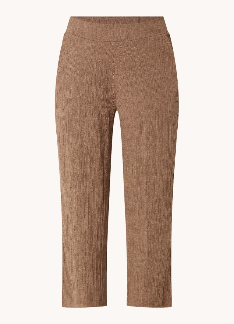 Pantaloni scurți OPUS cu talie înaltă și croi larg