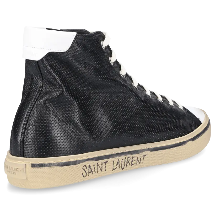 Saint Laurent - Sneaker high MALIBU Kalbsleder - schwarz