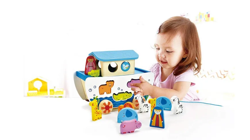 Hape E8049 - Nachzieh-Arche