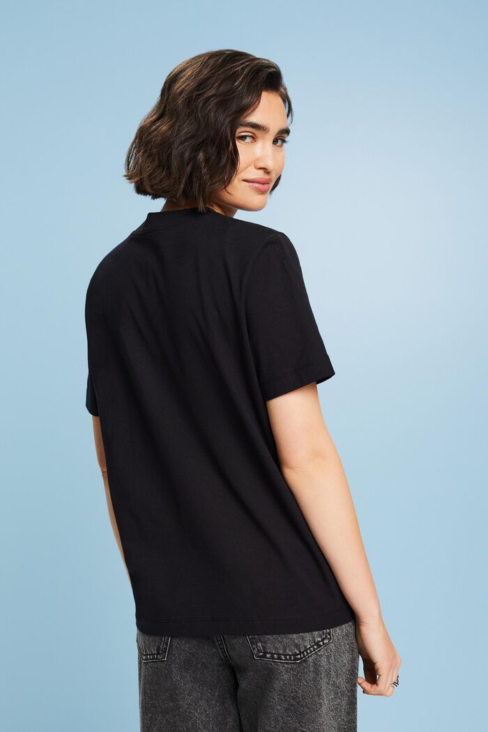 T-Shirt mit Logostickerei