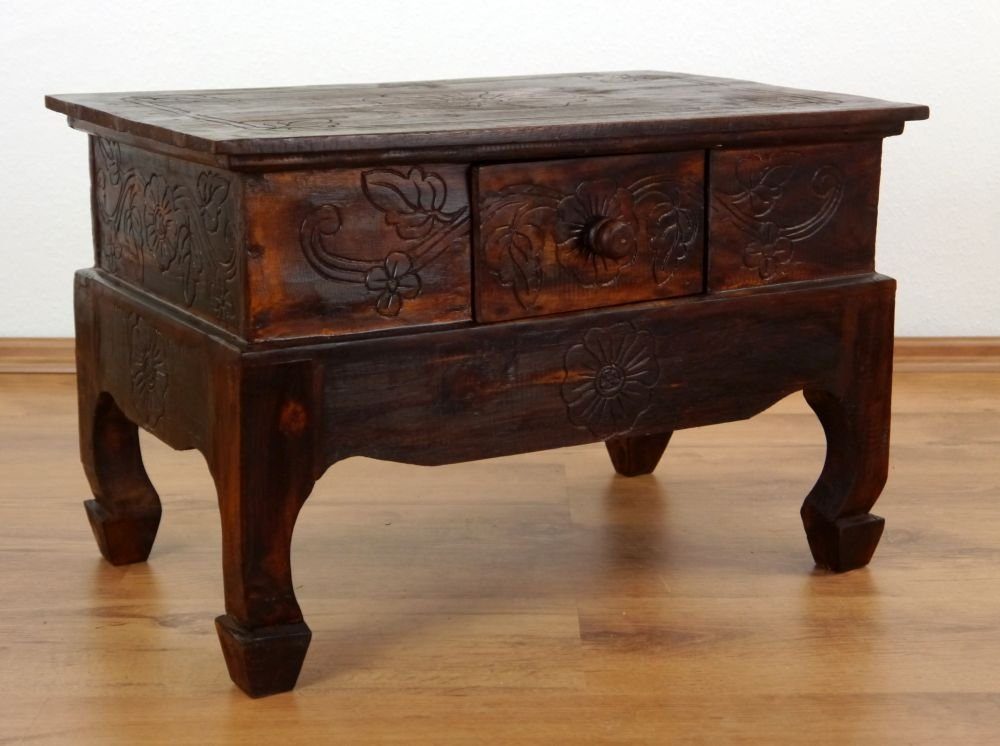 livasia Couchtisch livasia Couchtisch aus Bali, nachhaltig, handgefertigt, 59x39cm, handgefertigt