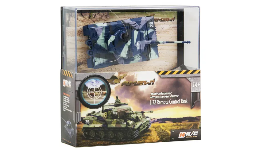 Amewi - Mini Panzer Tiger I, 1:72, sortiert