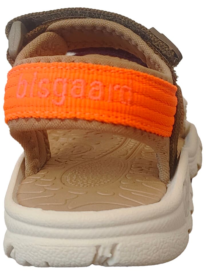 bisgaard Sandalen in Braun/ Orange/ Dunkelblau günstig kaufen