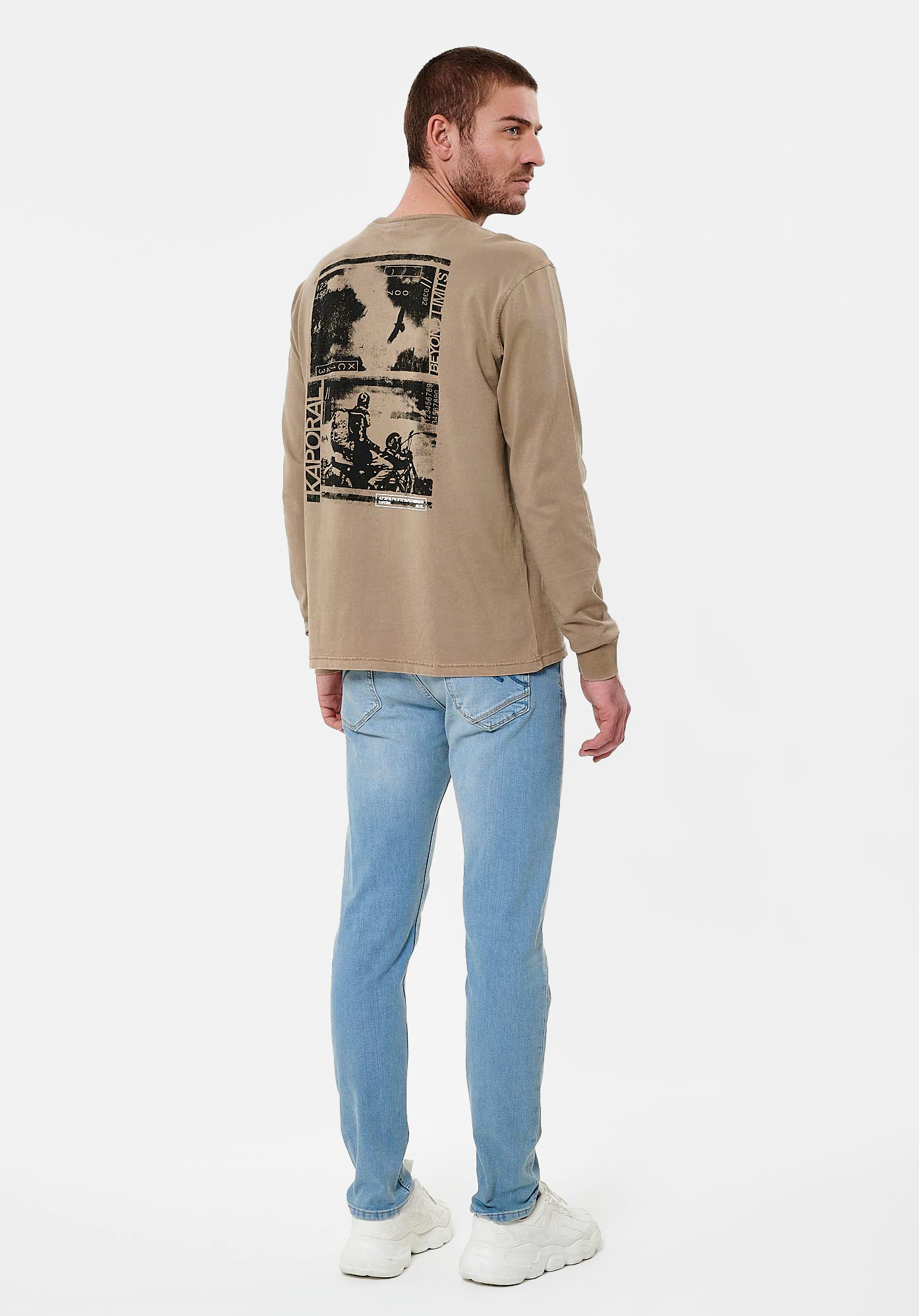 CADUC  T-shirt beige Homme