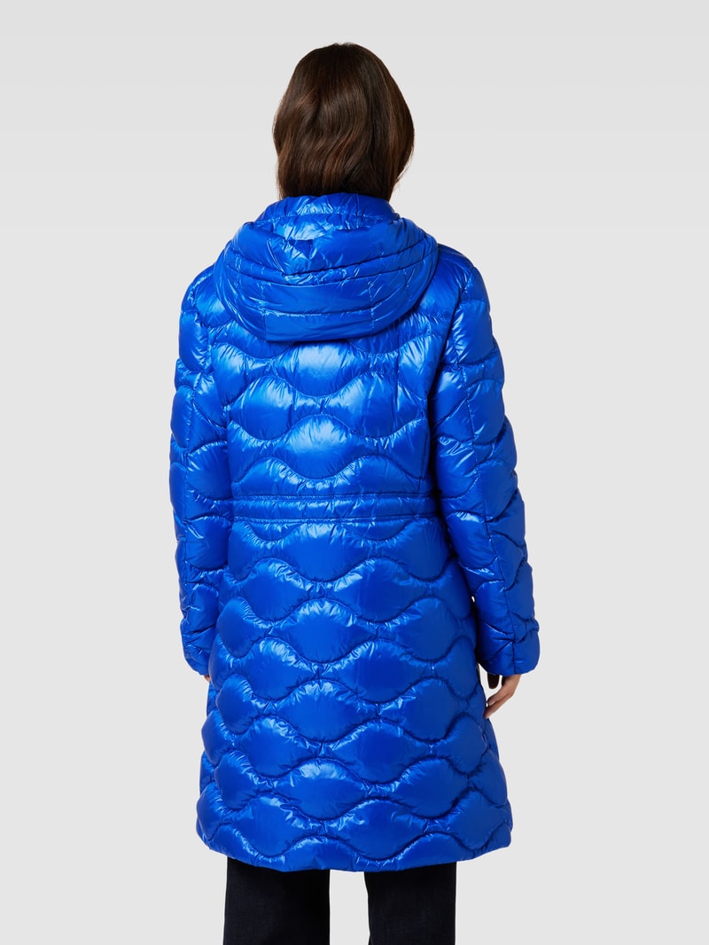 Daunenmantel mit Daunen-Feder-Füllung in royalblau