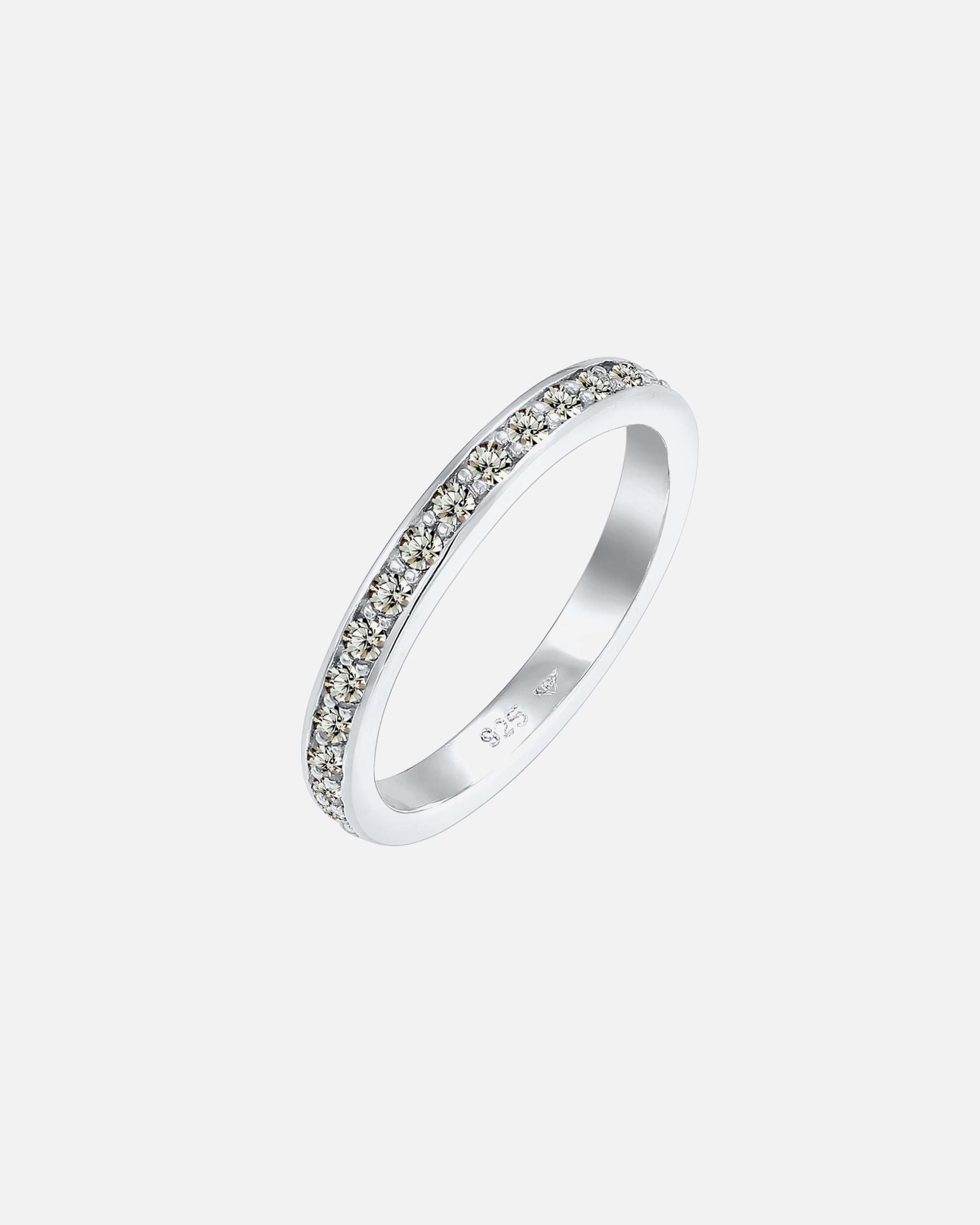 Elli Women's Memory Band with 925 Sterling Silver Crystals