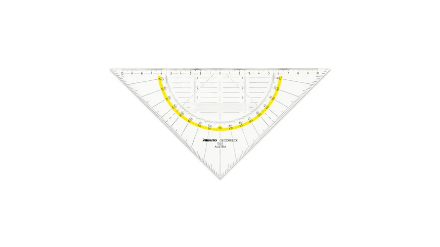 ARISTO Geometrie-Dreieck mit Griff 22,5cm
